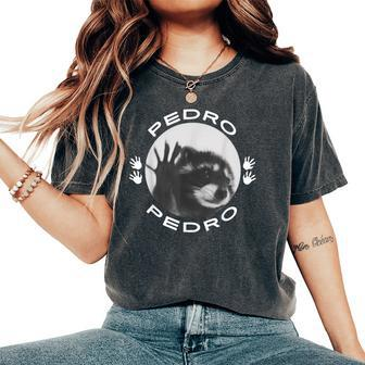 Pedro Raccoon For Women Women's Oversized Comfort T-Shirt - Monsterry CA
