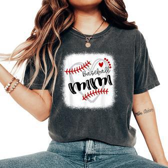 Personalized Baseball Heart Cute Mimi Baseball Women's Oversized Comfort T-Shirt - Thegiftio UK