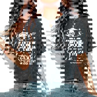 Prom Squad 2024 Proud Aunt Graduate Prom Aunt Class Of 2024 Women's Oversized Comfort T-Shirt - Seseable