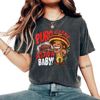 Puro Carne Asada Baby Cinco De Mayo Mexican Men Women's Oversized Comfort T-Shirt - Monsterry UK