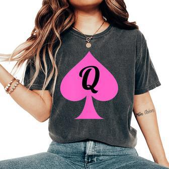 Queen Of Spades Clothes For Qos Women's Oversized Comfort T-Shirt - Monsterry DE