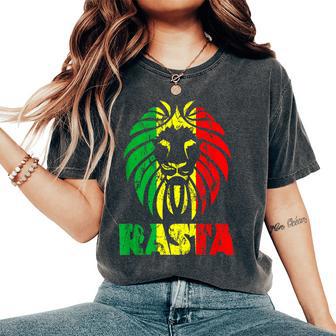 Reggae Clothing Jamaica Rasta Women's Oversized Comfort T-Shirt - Monsterry UK