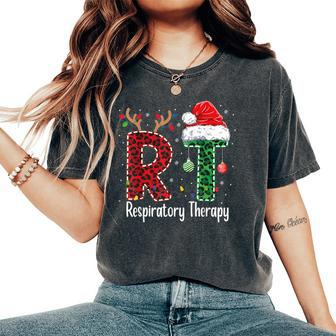Respiratory Therapist Christmas Future Nurse Women's Oversized Comfort T-Shirt - Monsterry
