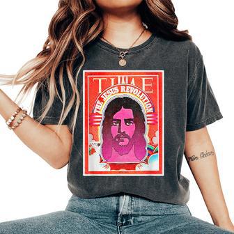 Retro Summer Jesus Revolution Vintage Christian Revival Women's Oversized Comfort T-Shirt - Monsterry