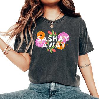 Sashay Away Floral Drag Queen Drag Race Women's Oversized Comfort T-Shirt - Thegiftio UK