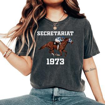 Secretariat 1973 Derby Horse Racing Women's Oversized Comfort T-Shirt - Monsterry