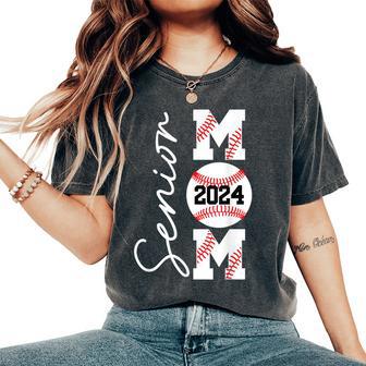 Senior Mom 2024 Baseball Mommy Class Of 2024 Graduation Women's Oversized Comfort T-Shirt - Monsterry CA