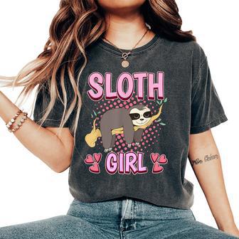 Sloth Girl Sloth Women's Oversized Comfort T-Shirt - Thegiftio UK