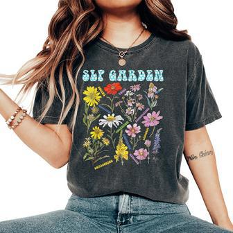 Slp Garden Wildflowers Speech Language Pathologist Men Women's Oversized Comfort T-Shirt - Monsterry UK