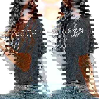 Soon To Be Grandma 2024 Promoted To Grandma Est 2024 Women's Oversized Comfort T-Shirt - Thegiftio