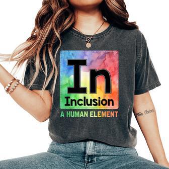 Special Ed Teacher In Inclusion A Human Element Sped Teacher Women's Oversized Comfort T-Shirt - Monsterry DE