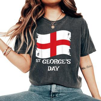 St George’S Day For Patriotic Man And Child Women's Oversized Comfort T-Shirt - Thegiftio UK