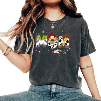 Toy Story Mama Boy Mom Mommy Happy Mother's Day Family Women's Oversized Comfort T-Shirt | Mazezy AU
