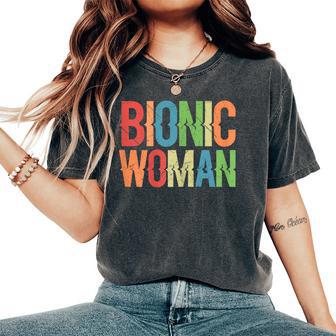 Unleash Your Inner Cyborg With Our Bionic Women's Oversized Comfort T-Shirt - Thegiftio UK