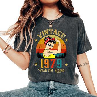 Vintage 1979 Birthday 45 Years Old Vintage 1979 Women's Oversized Comfort T-Shirt - Monsterry