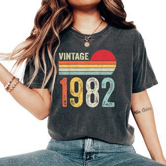 Vintage 1982 41St Birthday 41 Years Old Women's Oversized Comfort T-Shirt - Monsterry