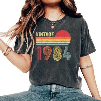 Vintage 1984 40Th Birthday 40 Years Old Women's Oversized Comfort T-Shirt - Thegiftio UK