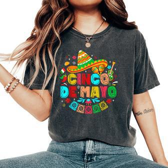 Vintage Cinco De Mayo Mexico Kid Boy Girl Women's Oversized Comfort T-Shirt | Mazezy