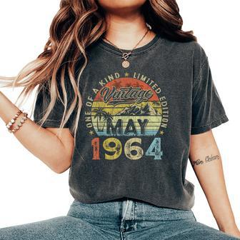 Vintage Legend Since May 1964 60Th Birthday For Women Women's Oversized Comfort T-Shirt - Monsterry UK