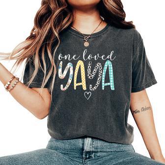 Yaya One Loved Yaya Mother's Day Women's Oversized Comfort T-Shirt - Monsterry AU