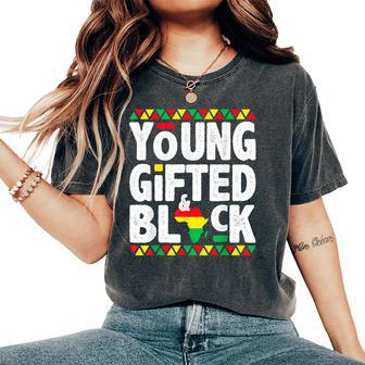 Younged Black4 Black Magic Girl Boy Black History Women's Oversized Comfort T-Shirt - Seseable