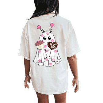Be My Boo Happy Valentine's Day Couples Boys Girls Women's Oversized Comfort T-Shirt Back Print - Monsterry UK