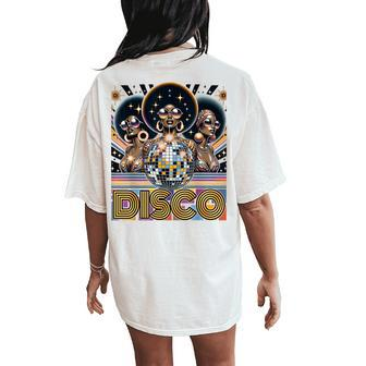 Disco Queen 70'S Disco Retro Vintage Seventies Costume Women's Oversized Comfort T-Shirt Back Print - Monsterry DE