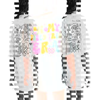 In My Field Trip Era Retro Groovy Teacher Field Day 2024 Women's Oversized Comfort T-Shirt Back Print - Seseable