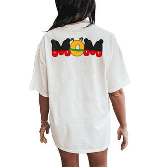 Mom And Dad Birthday Girl Mouse Family Matching Women's Oversized Comfort T-Shirt Back Print - Thegiftio UK