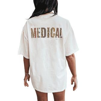 Obgyn Medical Assistant Obstetrics Nurse Gynecology Women's Oversized Comfort T-Shirt Back Print - Monsterry