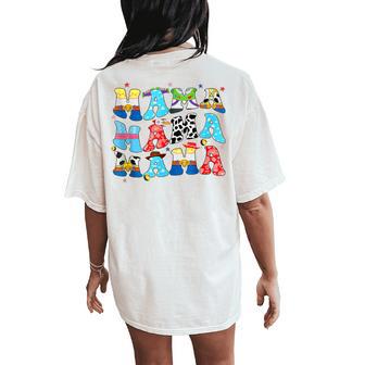 Toy Story Mama Boy Mom Mother's Day For Womens Women's Oversized Comfort T-Shirt Back Print - Monsterry AU