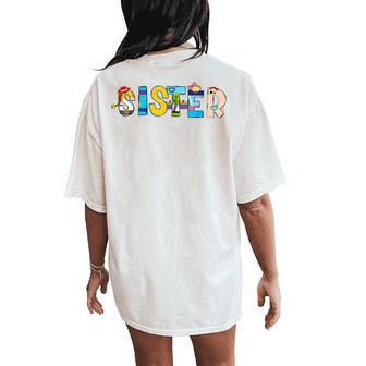 Toy Story Mama Boy Mom Sister Sis Happy Mother's Day Women's Oversized Comfort T-Shirt Back Print - Seseable