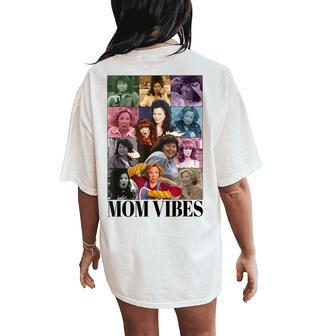 Vintage 90’S Mom Vibes Mom Life Mother's Day Women's Oversized Comfort T-Shirt Back Print - Monsterry DE