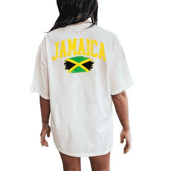 Vintage Jamaica Vacation Retro Jamaican Souvenir Women Women's Oversized Comfort T-Shirt Back Print - Seseable