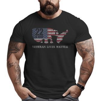 22 A Day Shirt Military Veteran Ptsd Awareness Big and Tall Men T-shirt | Mazezy