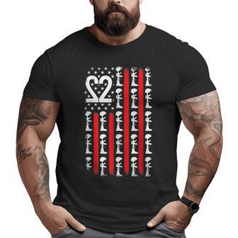 22 Soldier Distressed Veteran Flag Veteran's Day Big and Tall Men T-shirt | Mazezy