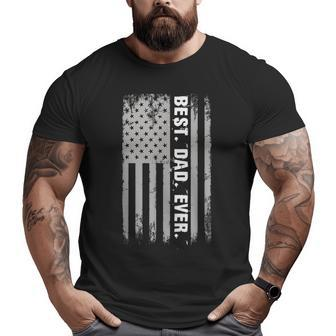 4Th Of July Dad Us American Flag Fourth Patriotic Usa Big and Tall Men T-shirt | Mazezy