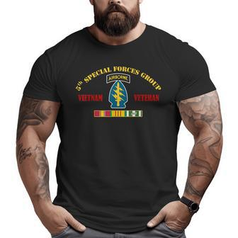 5Th Special Forces Group Vietnam Veteran Big and Tall Men T-shirt | Mazezy