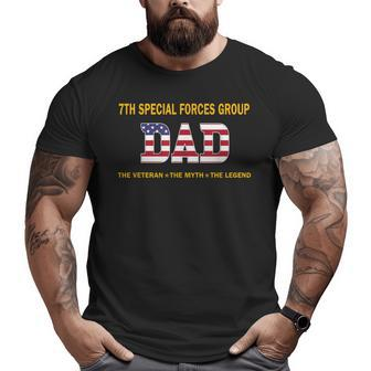 7Th Special Forces Group Dad The Veteran The Legend Big and Tall Men T-shirt | Mazezy