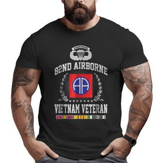82Nd Airborne Division Vietnam Veteran Big and Tall Men T-shirt | Mazezy