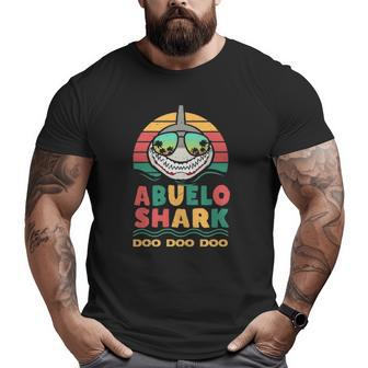 Abuelo Shark Father's Day Papa Dad Grandpa Men Big and Tall Men T-shirt | Mazezy