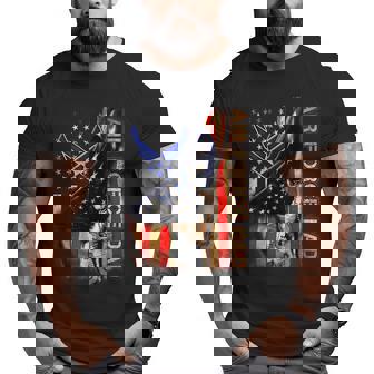 Air Force Dad Air Force Graduation Military Dad Big and Tall Men T-shirt | Mazezy