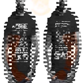 Air Force Family Proud Dad Us Air Force Stars Big and Tall Men T-shirt | Mazezy