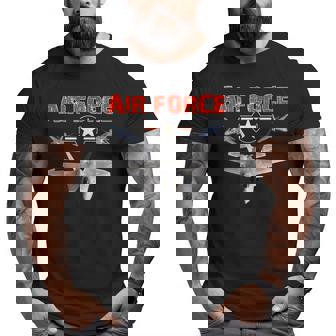 Air Force Vintage Rounde L Air Force Veteran Big and Tall Men T-shirt | Mazezy