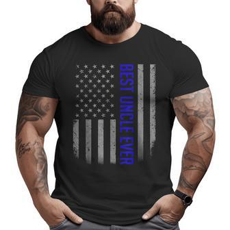 American Flag Dad For Fathers Day Best Uncle Ever Big and Tall Men T-shirt | Mazezy UK