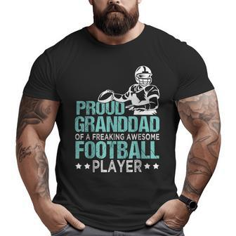 American Football Grandpa Grandfather Theme Quote Granddad Big and Tall Men T-shirt | Mazezy