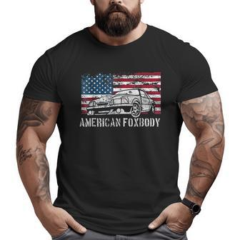 American Foxbody Muscle Car Big and Tall Men T-shirt | Mazezy