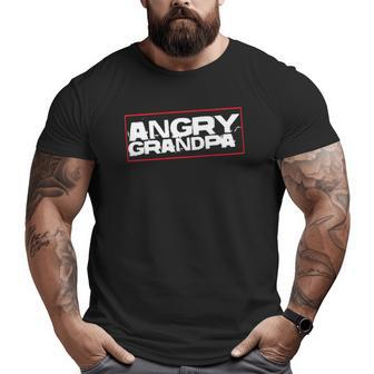 Angry Grandpa Family Matching Big and Tall Men T-shirt | Mazezy