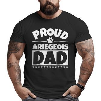 Ariegeois Dog Dad Proud Big and Tall Men T-shirt | Mazezy