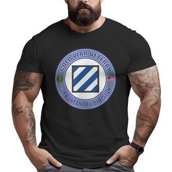 Army 3Rd Infantry Division 3Rd Id Cold War Veteran Big and Tall Men T-shirt | Mazezy